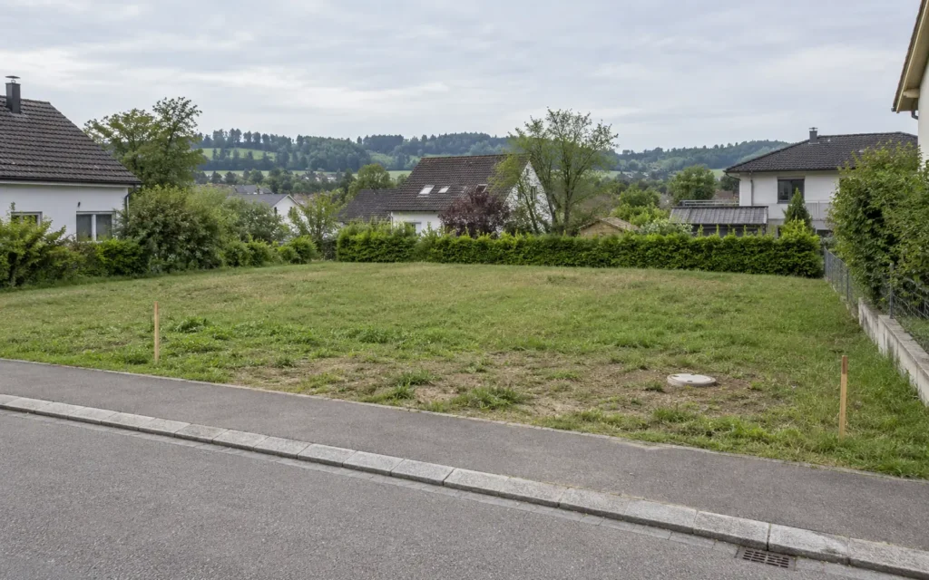 Vom Bauland zum Wohnhaus – vorher