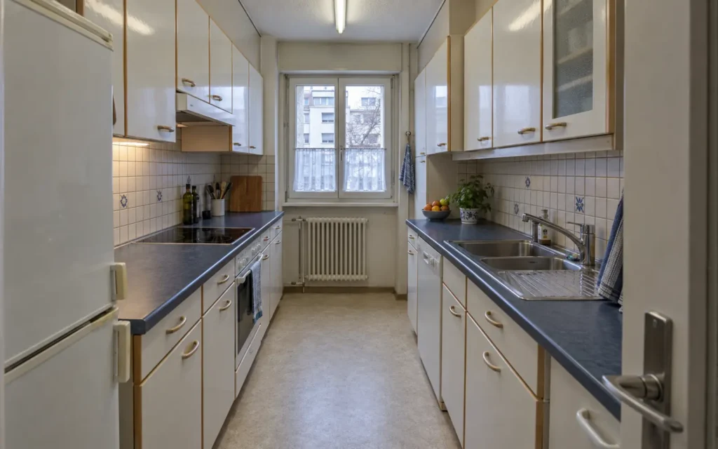Wohnungsküche – vorher