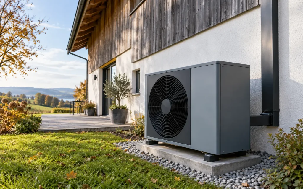 Holz-/Ölheizung auf Wärmepumpe – nachher