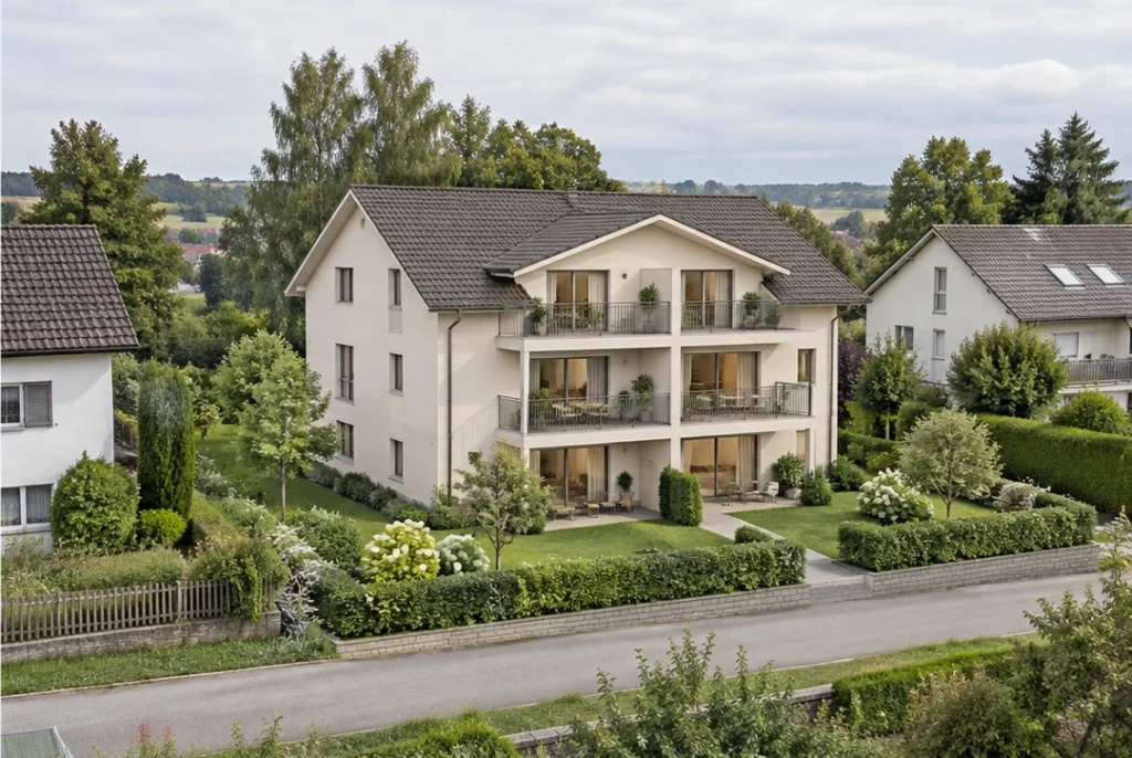 Bauland zu Mehrfamilienhaus – nachher
